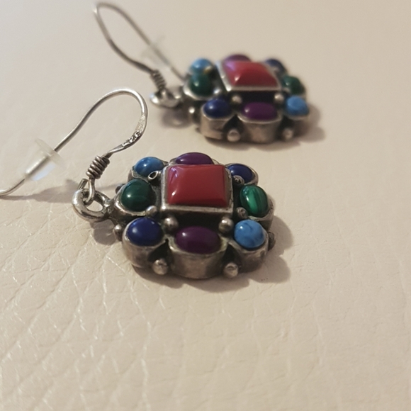 Sterling silver earrings - Picture 4 of 5